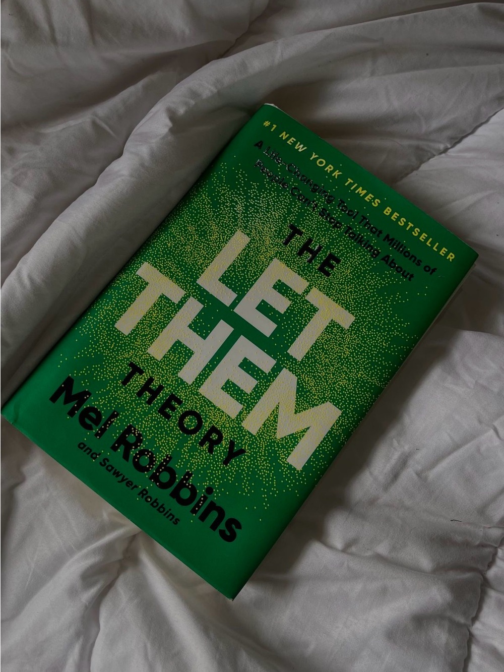 The LET THEM Theory Hardcover Book - Green